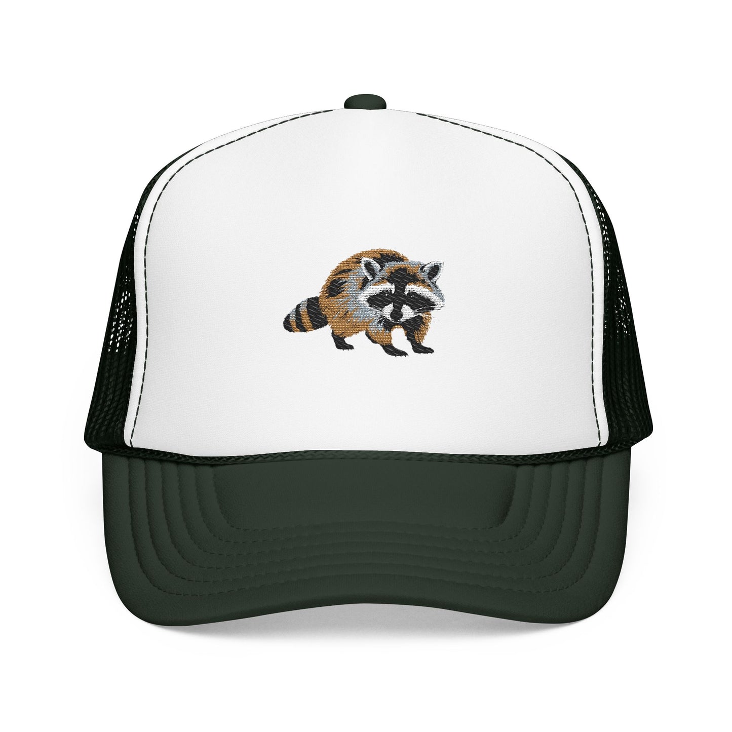 Raccoon— Logo Foam Mesh Cap