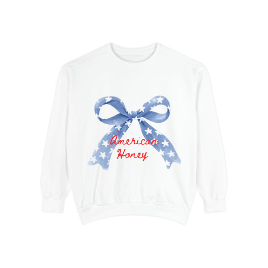 American Honey Patriotic Bow Sweatshirt