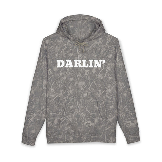 Copy of Hey Cowboy Hoodie — Vintage Gray Allover Camo Pullover