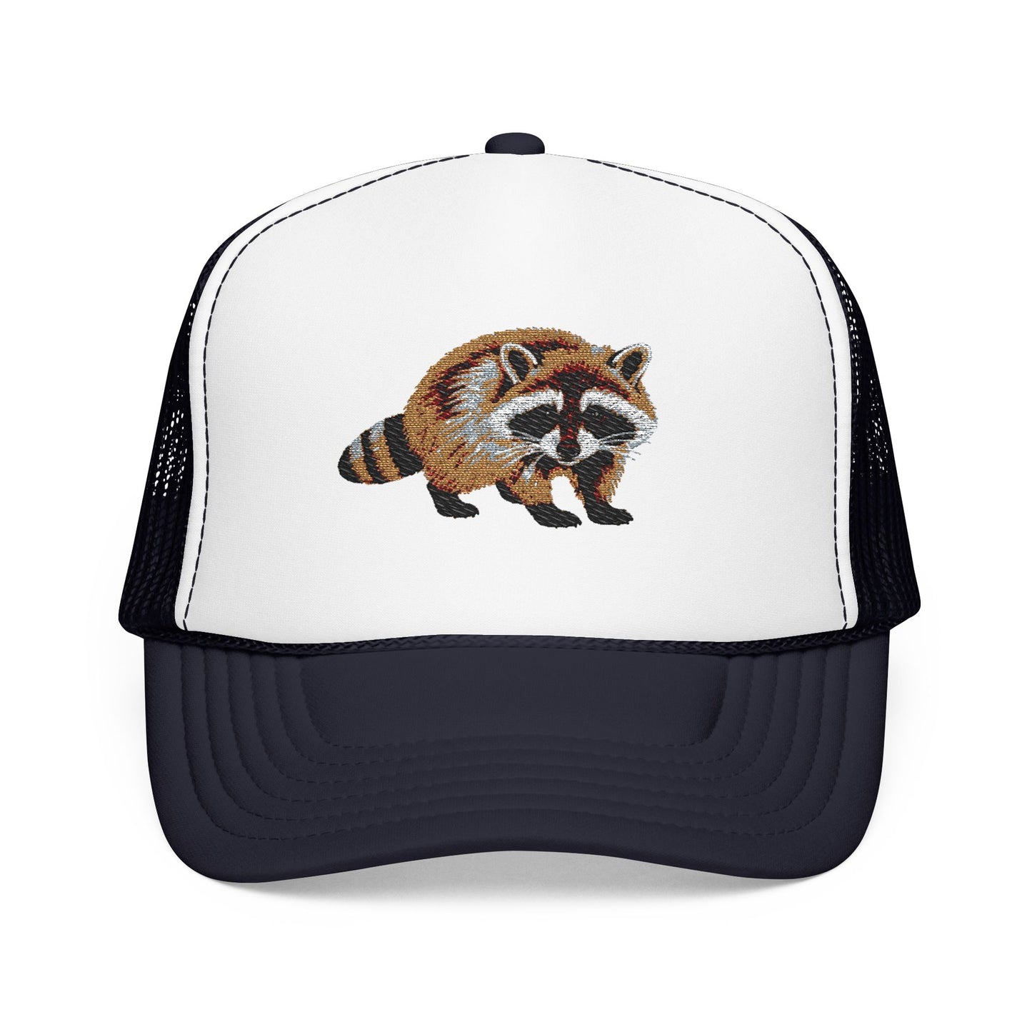 Copy of Copy of Copy of Copy of Copy of Copy of Copy of Copy of Copy of Copy of Copy of Raccoon— Logo Foam Mesh Cap