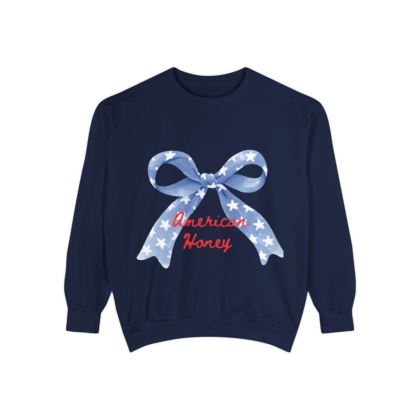 American Honey Patriotic Bow Sweatshirt