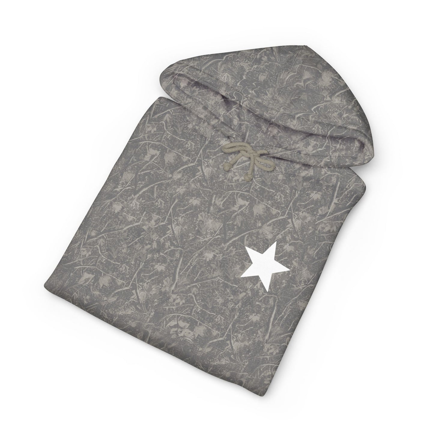 Horse lucky girl Hoodie — Vintage Gray Allover Camo Pullover
