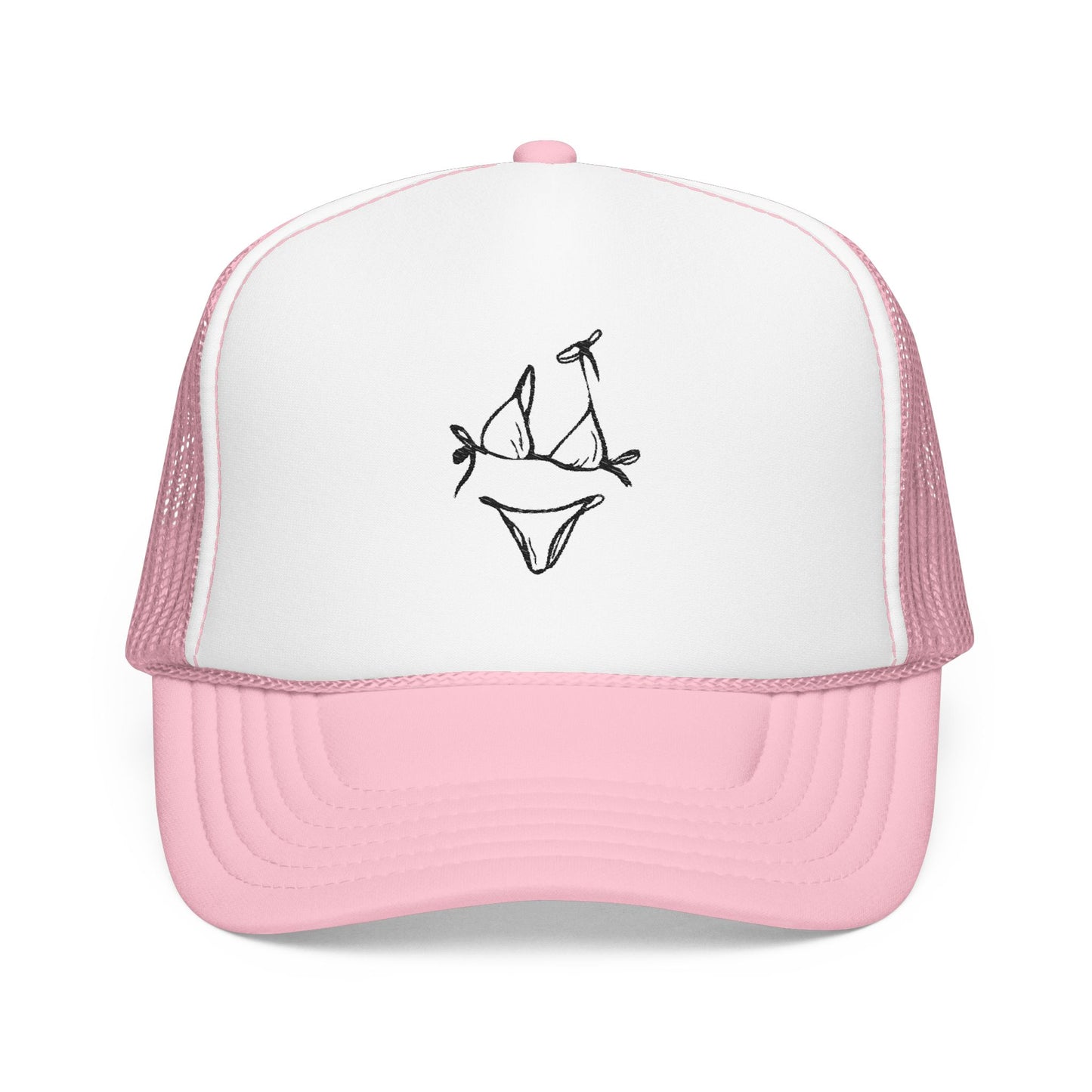 Black and white bikini— Logo Foam Mesh Cap
