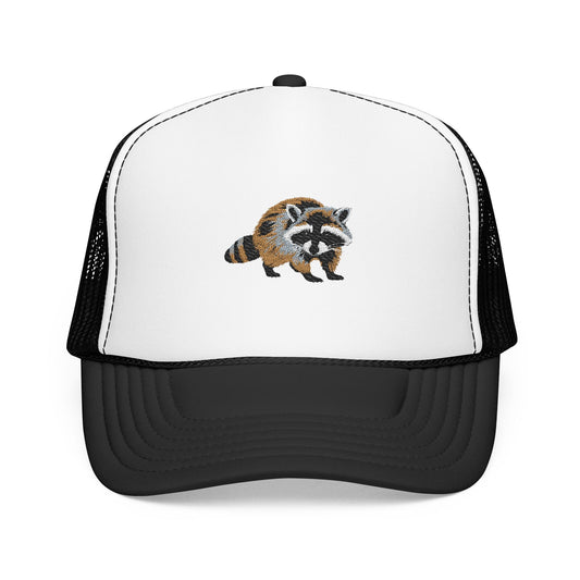Raccoon— Logo Foam Mesh Cap