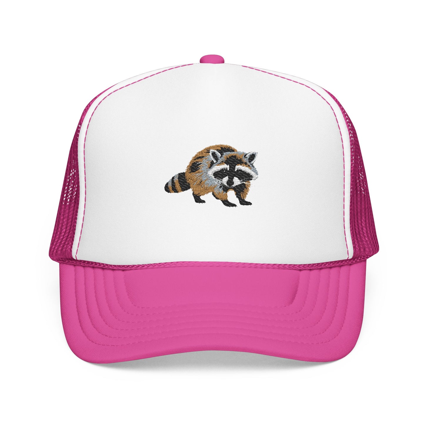 Raccoon— Logo Foam Mesh Cap