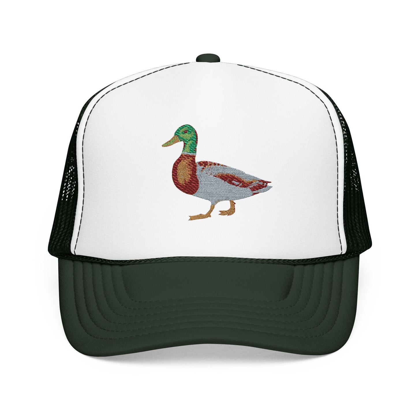Mallard duck— Logo Foam Mesh Cap